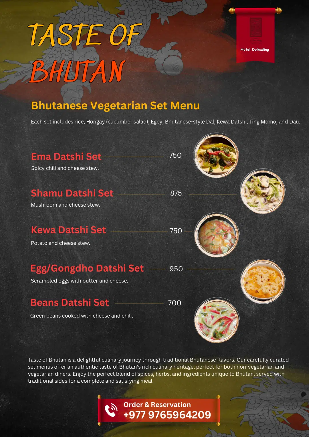 2 - Veg & Non-Veg Menu Page